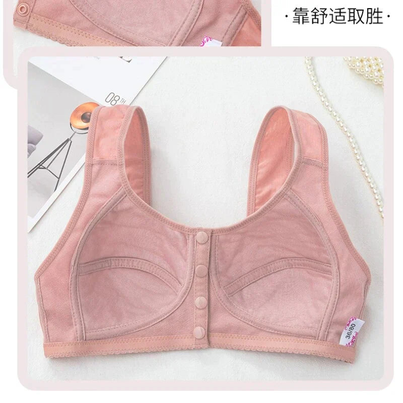 "Naysa" Breathable Comfortable Front Closure Bra (SET OF 2)